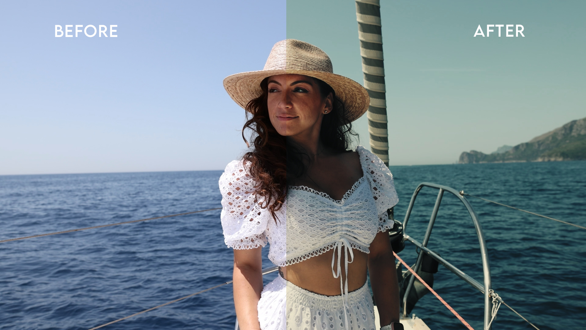 Cinematic LUT demo - warm grade